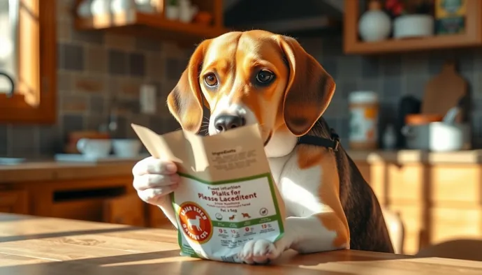 Beagle mama seçiminde etiket okuma ve içerik değerlendirmesi