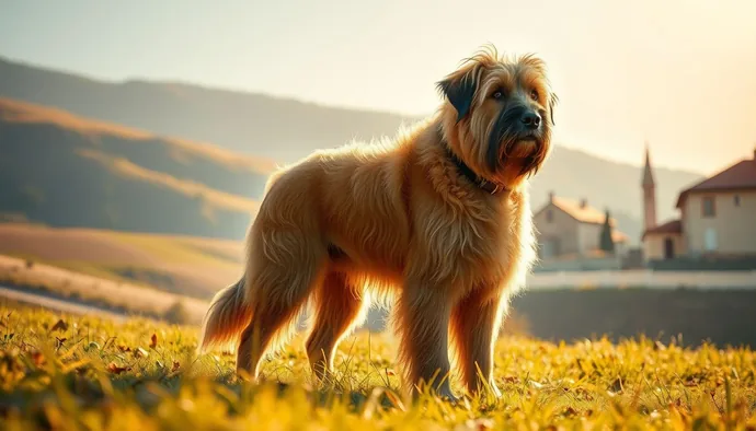 Briard ırkı köpek — uzun tüyleri ve güçlü yapısıyla Fransa kökenli çoban köpeği