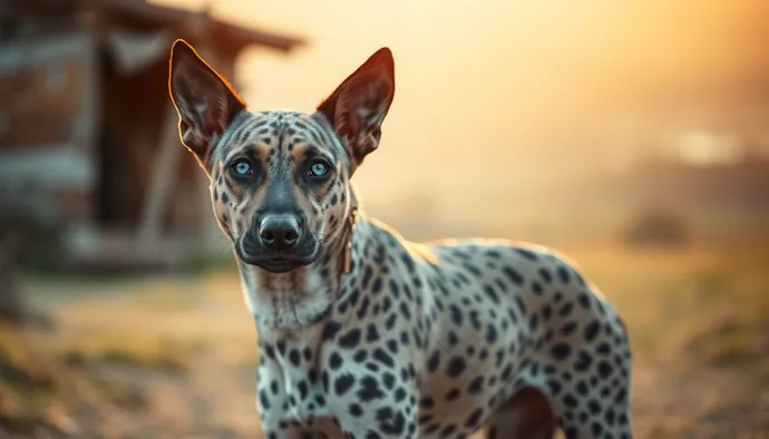 Catahoula Leopard Dog — Leopar desenli kürkü ve mavi gözleriyle Louisiana kökenli çalışma köpeği