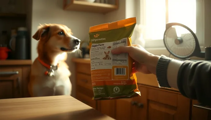 Hamile köpeğe mama seçimi yapılırken etiket üzerindeki protein, yağ ve mineral oranlarının kontrol edilmesi
