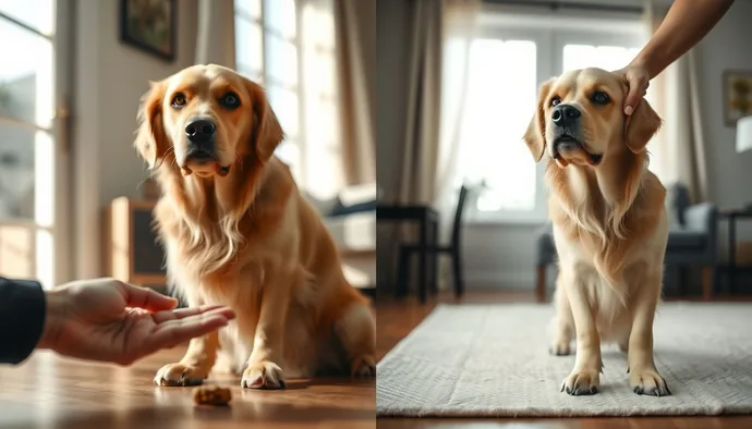 Köpek eğitiminde doğru ve yanlış yöntemleri gösteren sahne