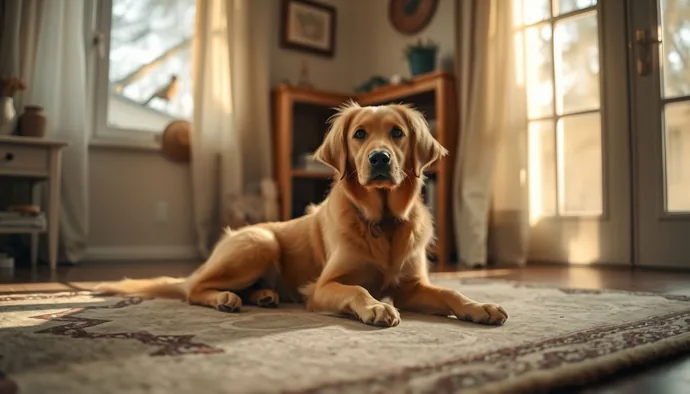 Yere yatmak istemeyen köpeğin dikkatini dağıtan unsurlar