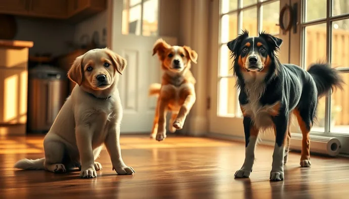 Farklı yaş gruplarındaki köpeklerin havlama davranışını etkileyen faktörlerin şematik gösterimi