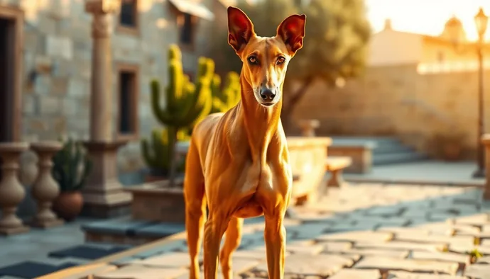 Pharaoh Hound - Firavun Tazısı, antik Mısır tasvirleriyle benzerliğiyle dikkat çeken Malta kökenli ırk