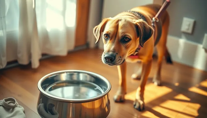 Köpeğe çay vermek yerine temiz su kasesi