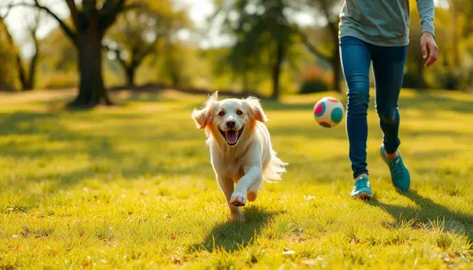 Köpeklerin egzersiz yaparken enerjilerini atması