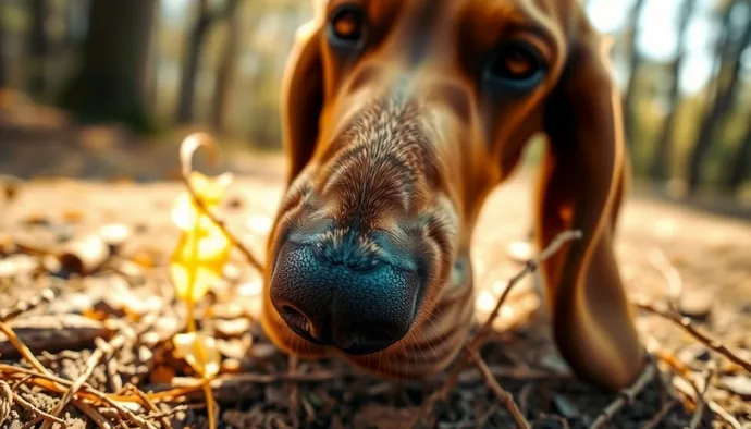 Bloodhound ırkı köpeğin burnundaki olfaktör epitel katmanının şematik gösterimi