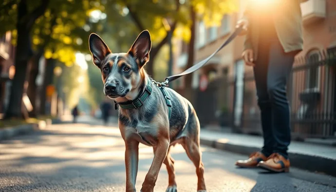 Yürüyüş sırasında çekme davranışı gösteren genç köpek ve çözüm anı
