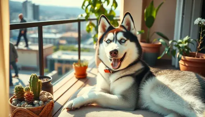 Sibirya Husky'nin apartman yaşamına uyumu ve iklime dayanıklılığı