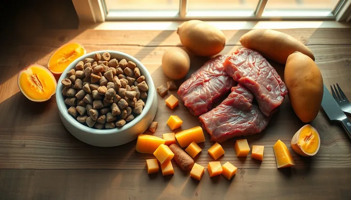 Tahılsız mama ingredientleri - patates, tatlı patates ve gerçek et protein kaynakları