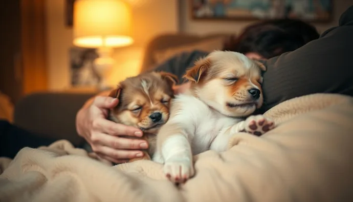 Yavru köpeğin yeni evinde ilk gecesinde yalnız bırakılmaması gereken an