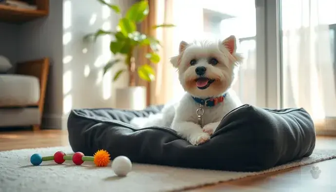 Bichon Frise apartman yaşamına uygun bir köpek