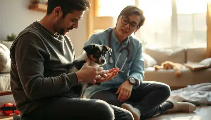 Ayrılık kaygısı yaşayan köpekler için veteriner kontrolü