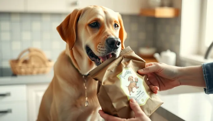 Labrador retriever mama etiketi okuma ve içerik değerlendirme