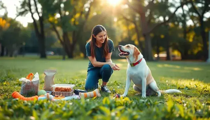 Köpek tasma eğitimi sırasında kullanılan farklı ödül türleri