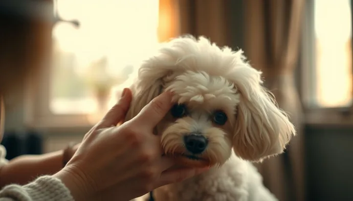 Toy Poodle'ın bukle kürkü düzenli fırçalama gerektirir