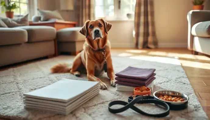 Köpek tuvalet eğitimi için gerekli malzemeler