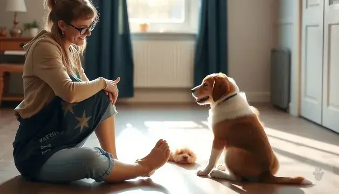 Köpek eğitimi sırasında sakin kalmanın önemi