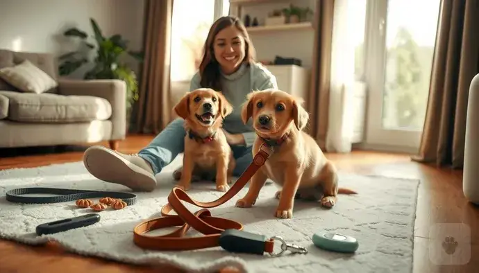 Köpek tasma eğitimi için gerekli malzemeler