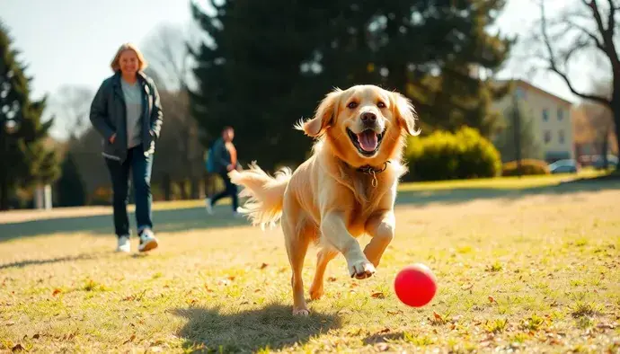Köpeklerin egzersiz yaparken enerjilerini atması