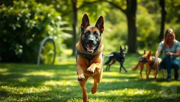 Belçika Malinois köpekleri enerjik doğasıyla bilinir.