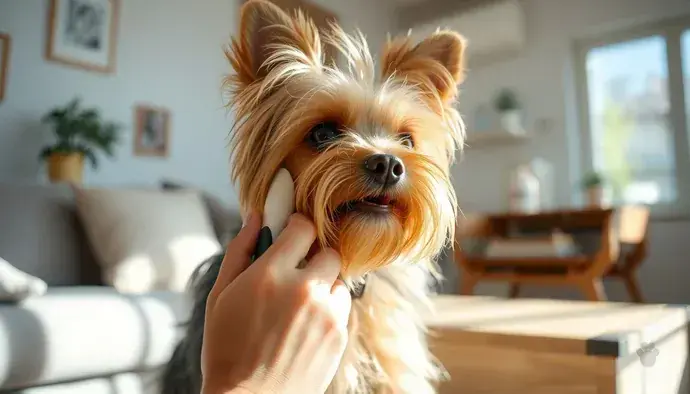 Yorkshire Terrier'in tüy bakımı