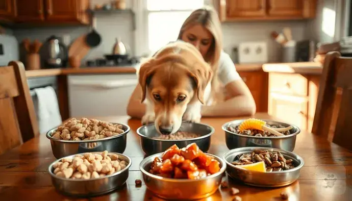 Kuru, yaş ve ev yapımı köpek maması çeşitlerinin karşılaştırması