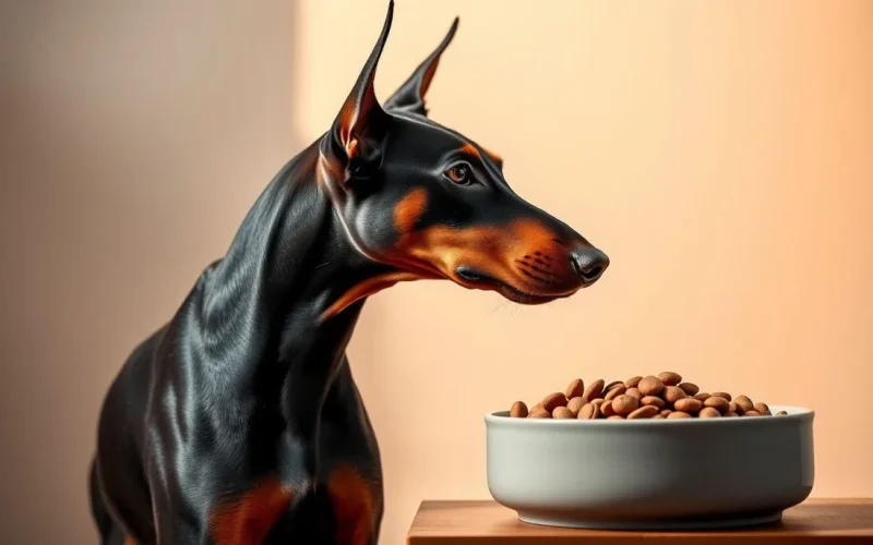 2026 Doberman Beslenme Rehberi — Mama Seçimi ve Porsiyon