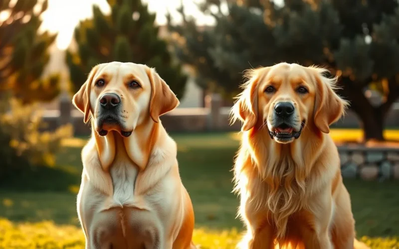 Labrador Vs Golden Retriever