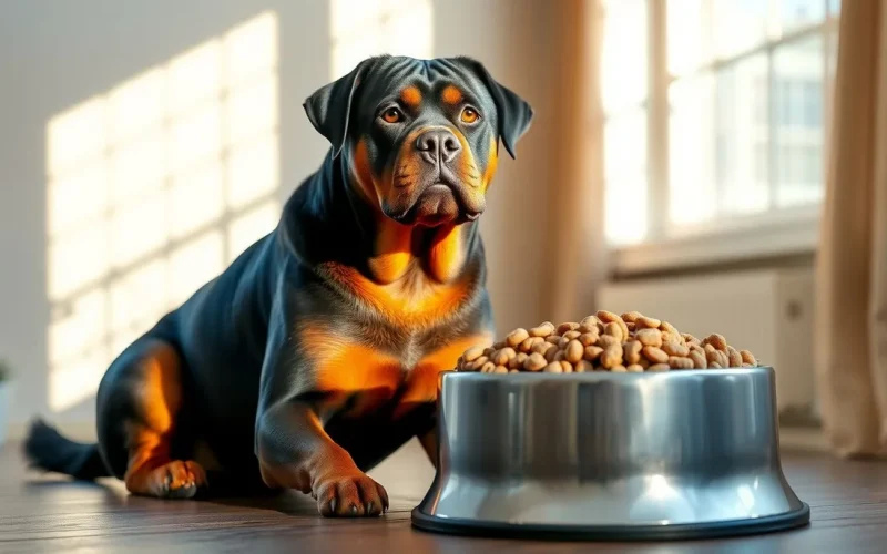2026 Rottweiler Beslenme Rehberi — Mama Seçimi ve Porsiyon