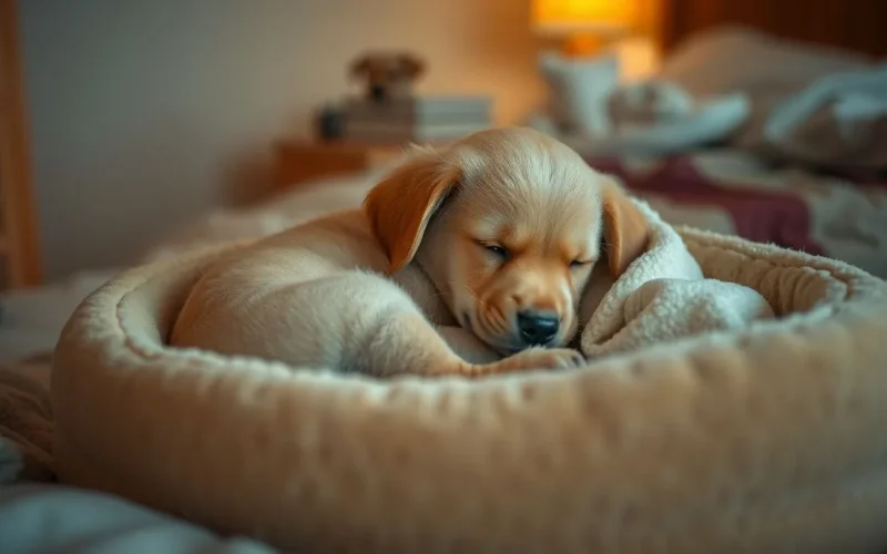 Yavru Köpek İlk Gece: Uyku Alanı ve Gece Rutini