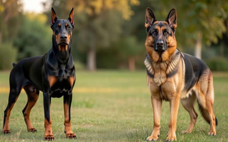 Doberman Vs Alman Kurdu