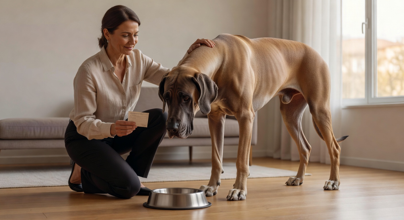 2026 Great Dane Beslenme Rehberi — Mama Seçimi ve Porsiyon