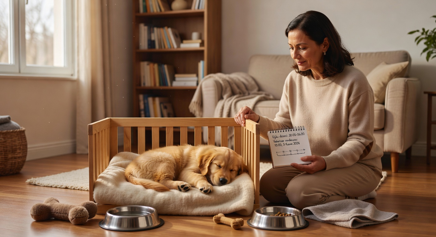 2026 Yavru Köpek Ilk Gece: İlk Gün ve Rutinler